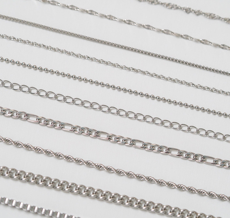 1g Weight Pearl Inlay Material Chain Necklace, Necklace Classification 925 sterling silver Chain Material cable chain, box chain Chain Type 1 Piece Quantity Daily, Street Occasion 925 Sterling Silver Material Geometric, Box Pattern All Seasons Season Women's, Unisex Gender Plating Design Basic Style 1 Piece 925 Sterling Silver Geometric Box Pearl 925 Sterling Silver Cable Chain Box Chain Chain Necklace Necklace 7