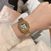 CACAXI Foreign Trade Heating Retro Founded Women's Watch Fashion Luxury Diamond Roman Women Watch A163