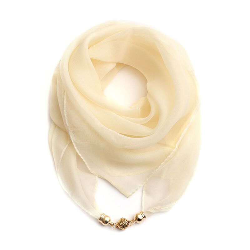 Women's silk scarf Spring and Autumn new magnetic buckle thin red square scarf scarf scarf decorative versatile neck protection lazy scarf Women's silk scarf Spring and Autumn new magnetic buckle thin red square scarf scarf scarf decorative versatile neck protection lazy scarf