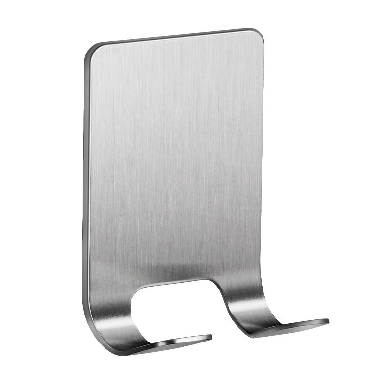 Dispositivo de almacenamiento de acero inoxidable 304 sólido cestang fábrica directa doble gancho de afeitar titular de almacenamiento gancho pegajoso Amazon