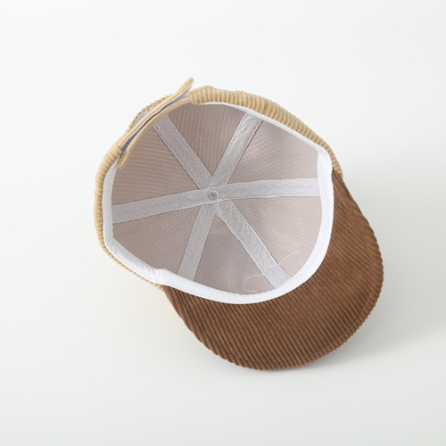 Cartoon baby hat, bear hat, Korean style spring, autumn and winter soft brim peaked cap for baby boys and girls baseball cap for travel