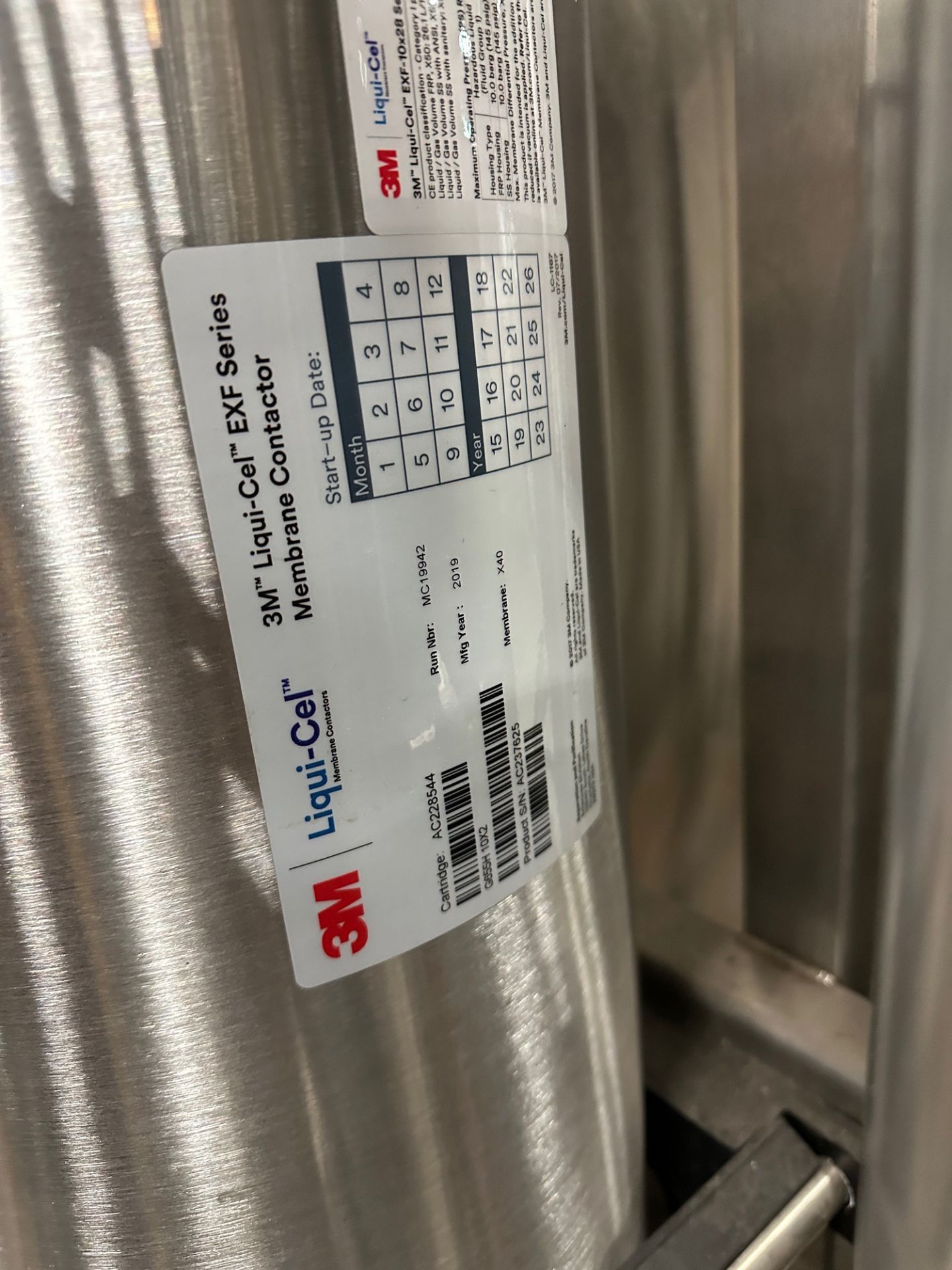 3M Liqui-Cel 脱气膜EXF-10x28 G655H去除溶解气体 跨膜接触器