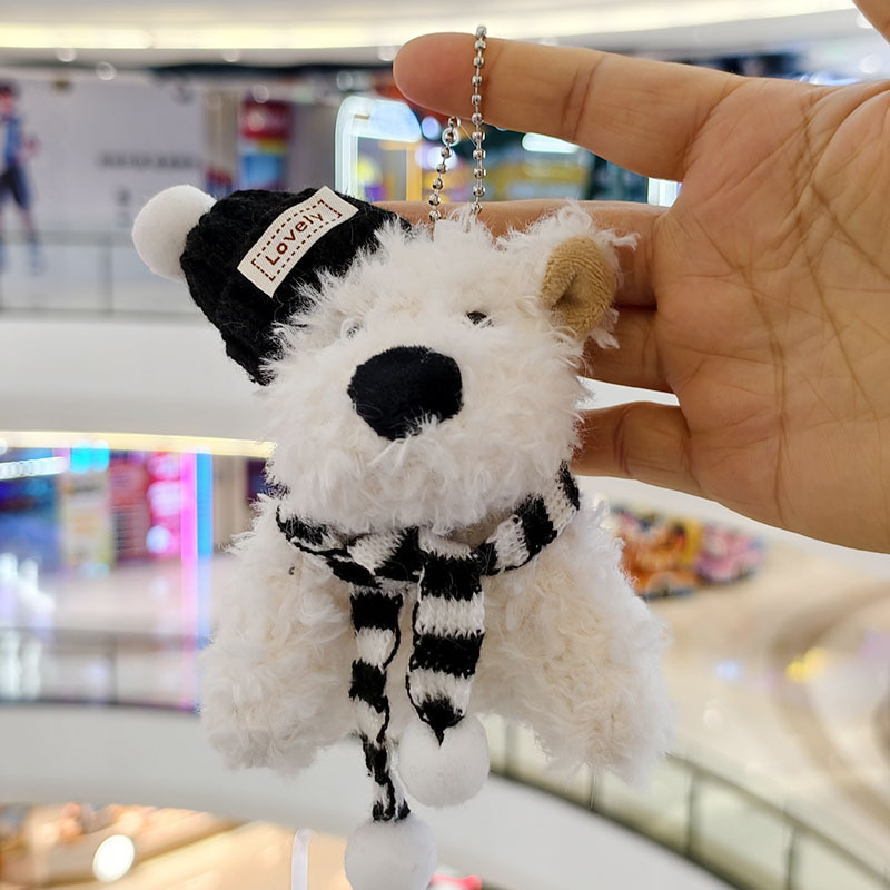 Sombrero bufandas West Highland negro my + hebilla de cadena normal