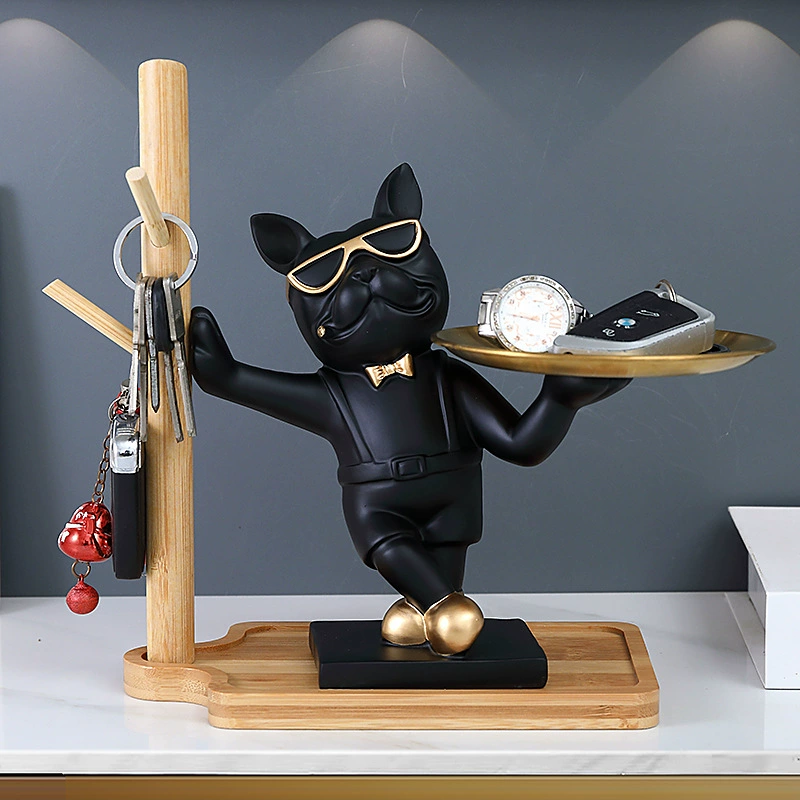Вход Хранение Украшения для собак Стол для размещения ключей Настольный винный шкаф Офис Украшения для гостиной Подарок на новоселье