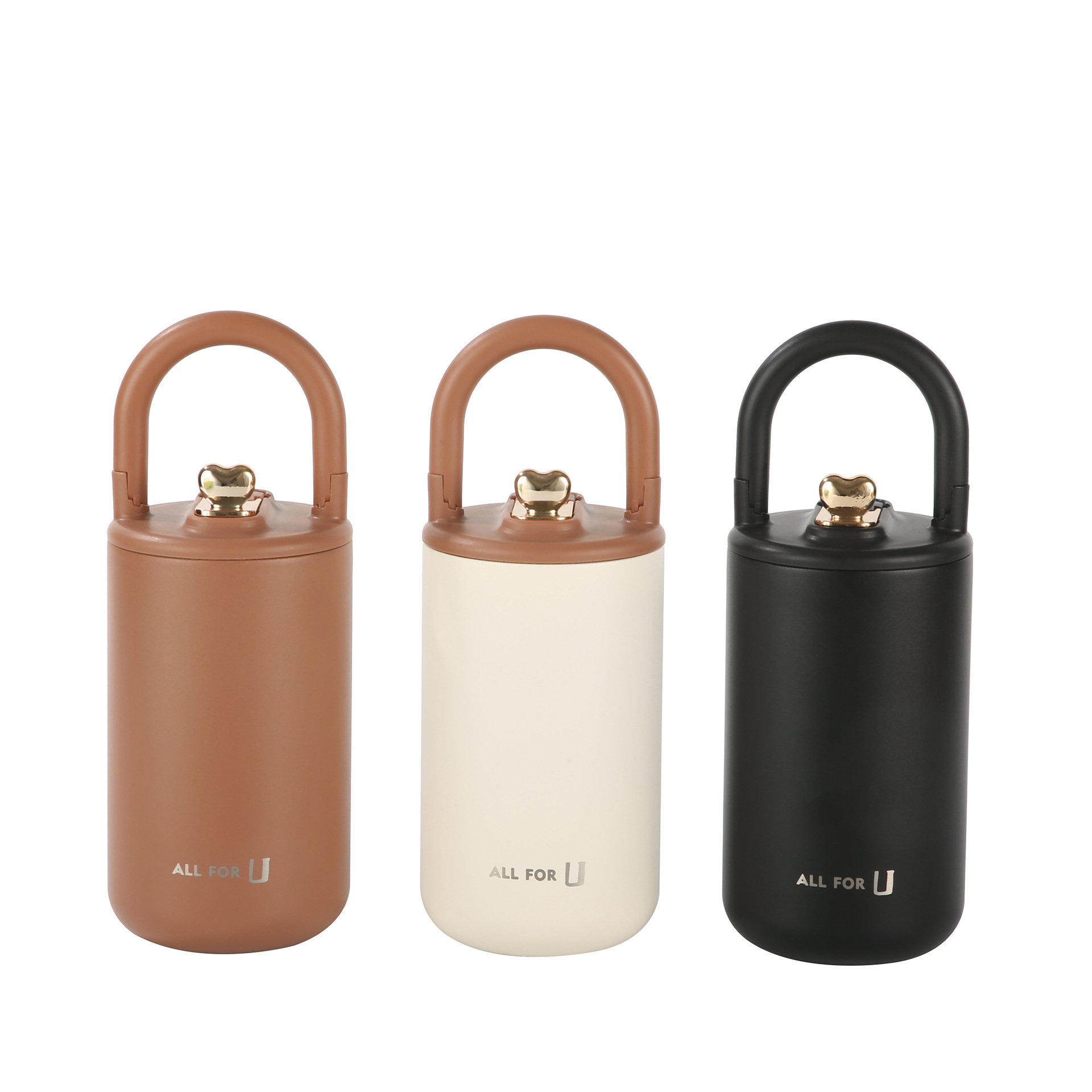 Nuevo termo portátil de acero inoxidable 304 taza de café con manija para exteriores para el hogar taza de vacío de doble capa al por mayor