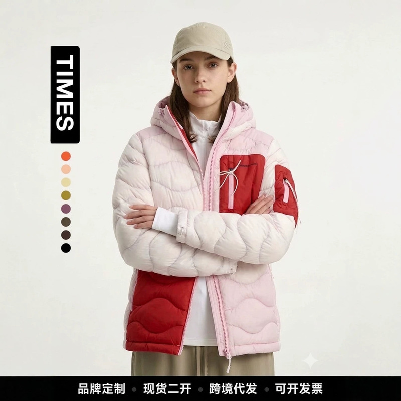 Dandelion European and American Style 90% White Duck down Jacket, Women's Hooded Warm Coat, Supports Sample Development Dandelion European and American Style 90% White Duck down Jacket, Women's Hooded Warm Coat, Supports Sample Development