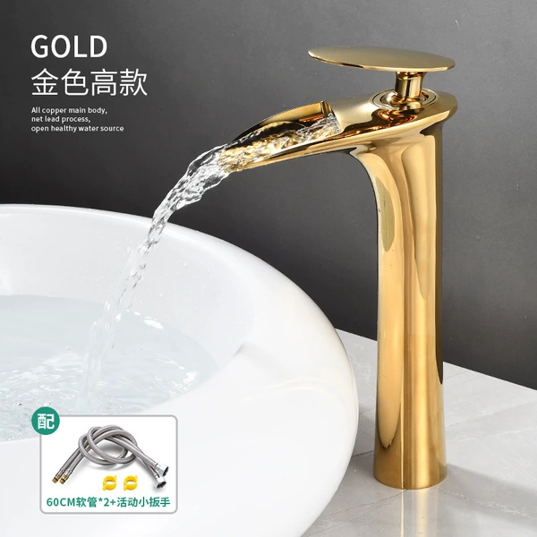 Golden Waterfall high
