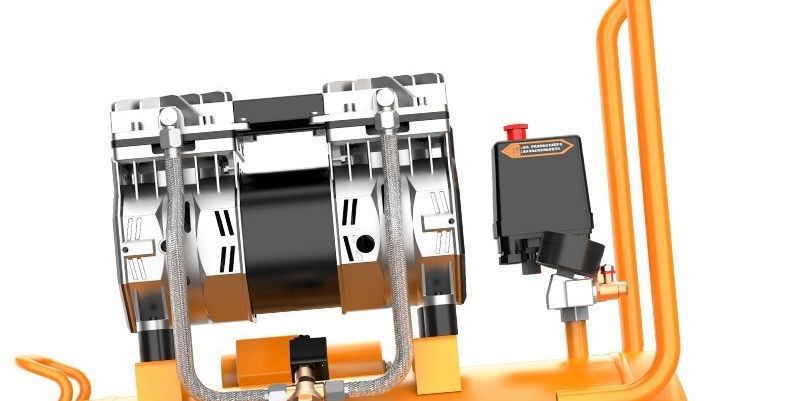Air pump air compressor small air compressor oil-free silent 220V woodworking painting air pump