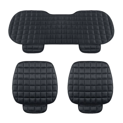 Warm Winter Seat Cushion Main | Seat cushion, seat cover - black-three-piece-suit-universal