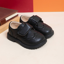 男童皮鞋黑色软底春秋款学校大合唱学生演出鞋小男孩儿童表演鞋