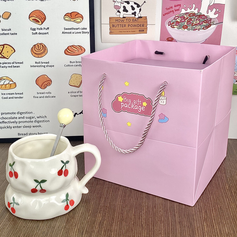 Taza de cerámica de color esmaltada, taza de regalo de regalo de cumpleaños, taza de agua, taza de café para pareja, taza personal