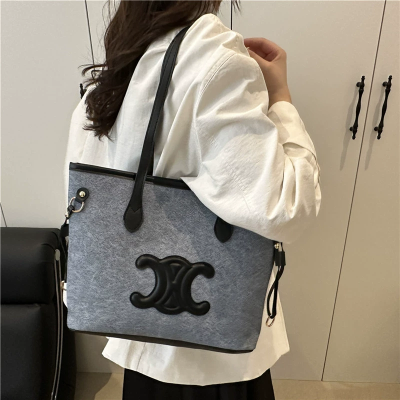 Capacious small design one-shoulder bag