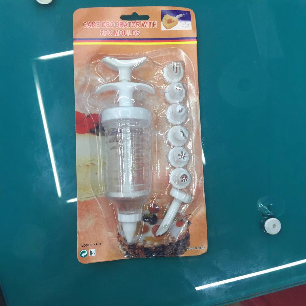 Herramientas para hornear pastel máquina de ordeño DIY pastelería boquilla traje 8 Unid máquina de ordeño