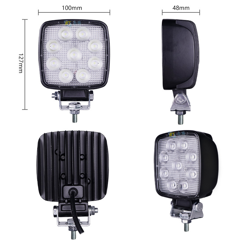Luz de inundación súper brillante Carcasa de lámpara de trabajo para automóvil Carcasa de lámpara de carretilla elevadora Piezas de carcasa de lámpara de automóvil Carcasa de lámpara de automóvil Fundición a presión