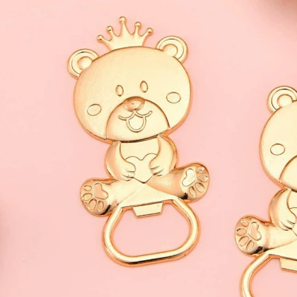 Трансграничная свадебная вечеринка Подарки для крещения младенцев Подарки для свадебных подарков Сувениры Белый медвежонок открывалка для бутылок