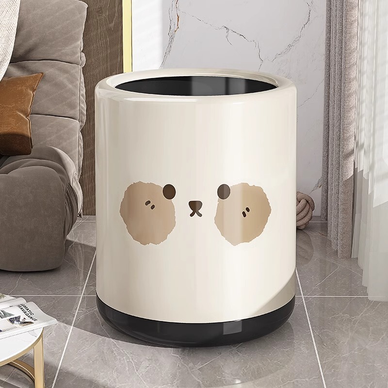 Internet Celebrity Trash Can Home 2025 New Modern Simple Light Luxury High-end Living Room Bedroom Toilet Bathroom Kitchen