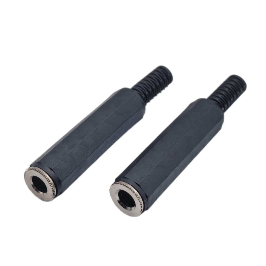 6.5mm agujero de tres núcleos conector de soldadura de audio y video 6.35 enchufe tipo de alambre de soldadura hembra