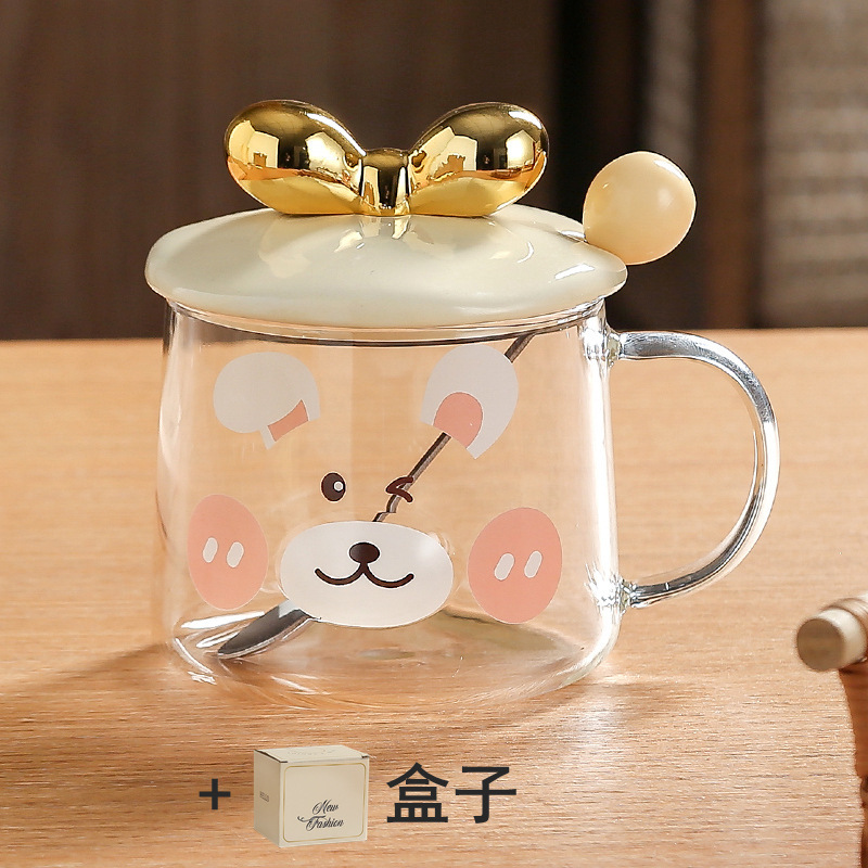 オフィスの漫画のグラスのレリーフの3dかわいいマグカップの牛乳はコップの会社の贈り物を飲みます。|undefined