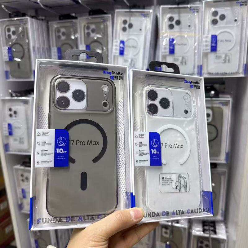 Good Partner Transparent Magnetic Ice-Through Case for iPhone 17, Magnetic Pc Hard Case for Huawei Mate 70 Pro