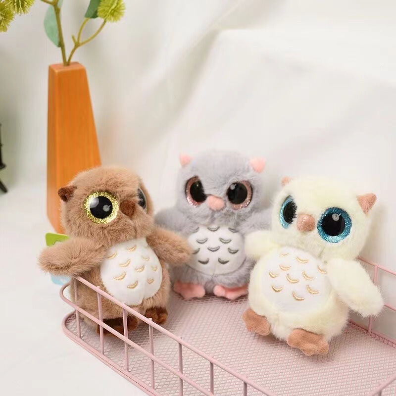 かわいいフクロウのぬいぐるみのぬいぐるみの小鳥のぬいぐるみのペンダントのキーホルダーのかばんのペンダントのカップルのペンダントの卸売り|undefined