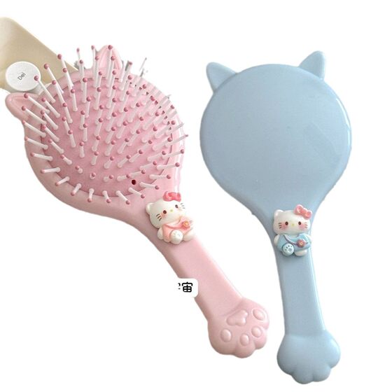 New cute kitty air bag comb portable air cushion comb soft girl portable massage comb mini comb