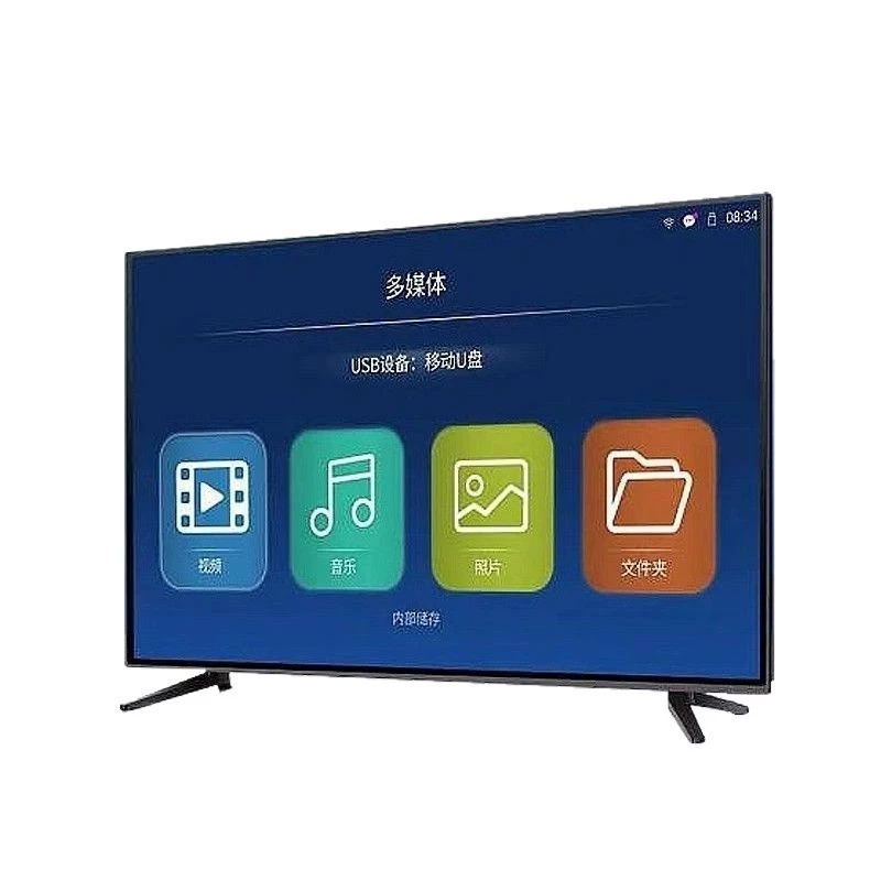 LCD телевизор 17/22/24/32 дюйма, смарт с сетью Wi‑Fi, высокое разрешение 4K, небольшой телевизор для пожилых