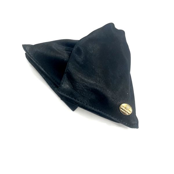 Satin shell clip #black