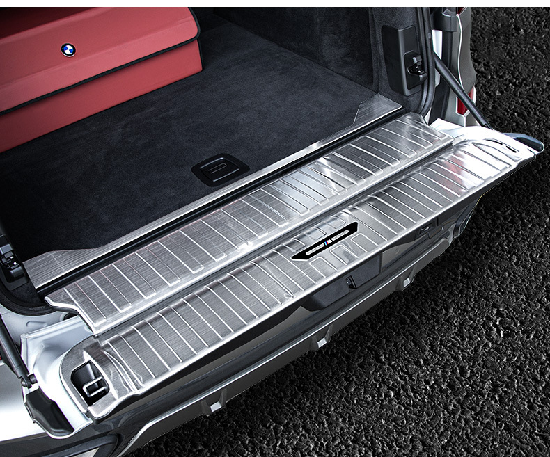 Suitable for Bmw's New X5Lx7 Rear Guard Plate, Threshold Strip, Trunk Cover, Protective Plate, Modified Interior Decoration Accessories