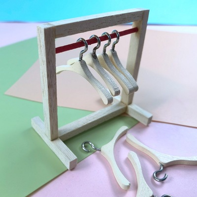 Ragdoll parts scene Model bjd furniture prop dollhouse Mini simulation coat hanger