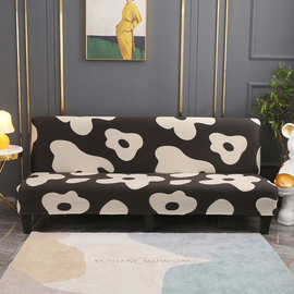 弹力通用折叠沙发床套罩无扶手梳化垫巾盖布简易沙发套罩全包