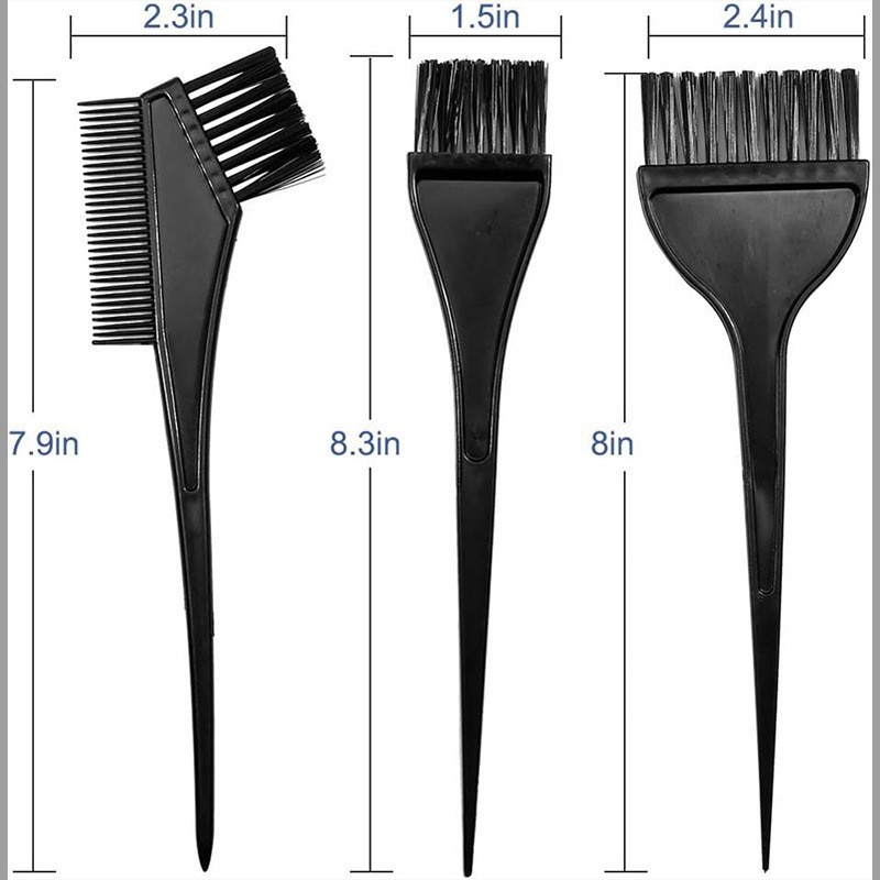 Pequeño peine negro + peine negro recto (grande + pequeño)