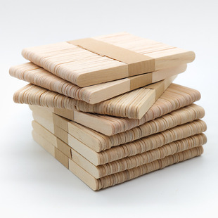 Ice cream stick stirring stick diy handmade stick long stick birch popsicle stick 50 sticks source factory