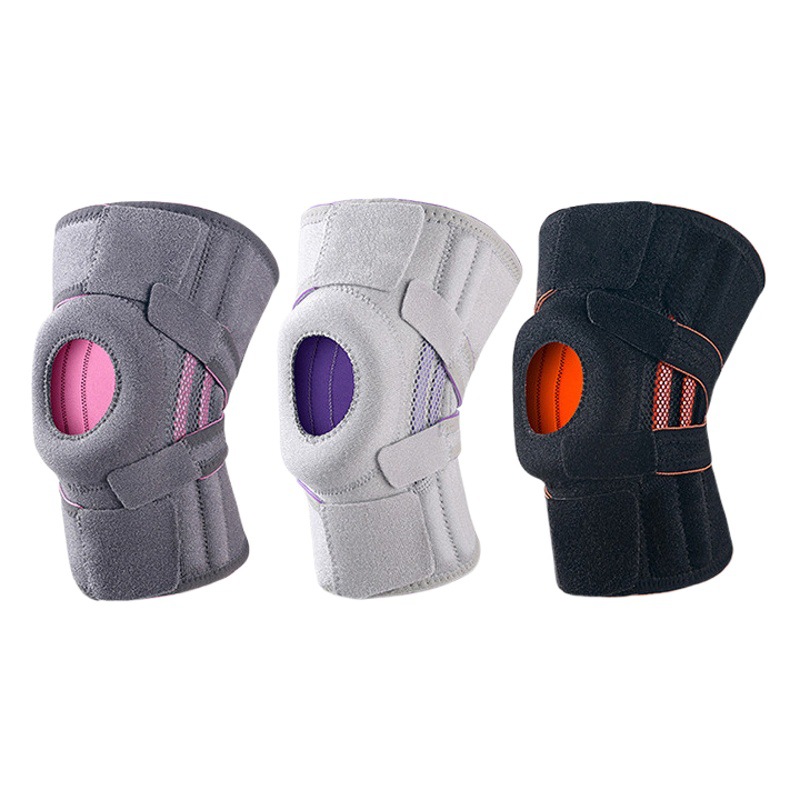 Deportes al aire libre correa de compresión rodilla abrazadera montañismo menisco rótula protección rodilla baloncesto montar anti-colisión