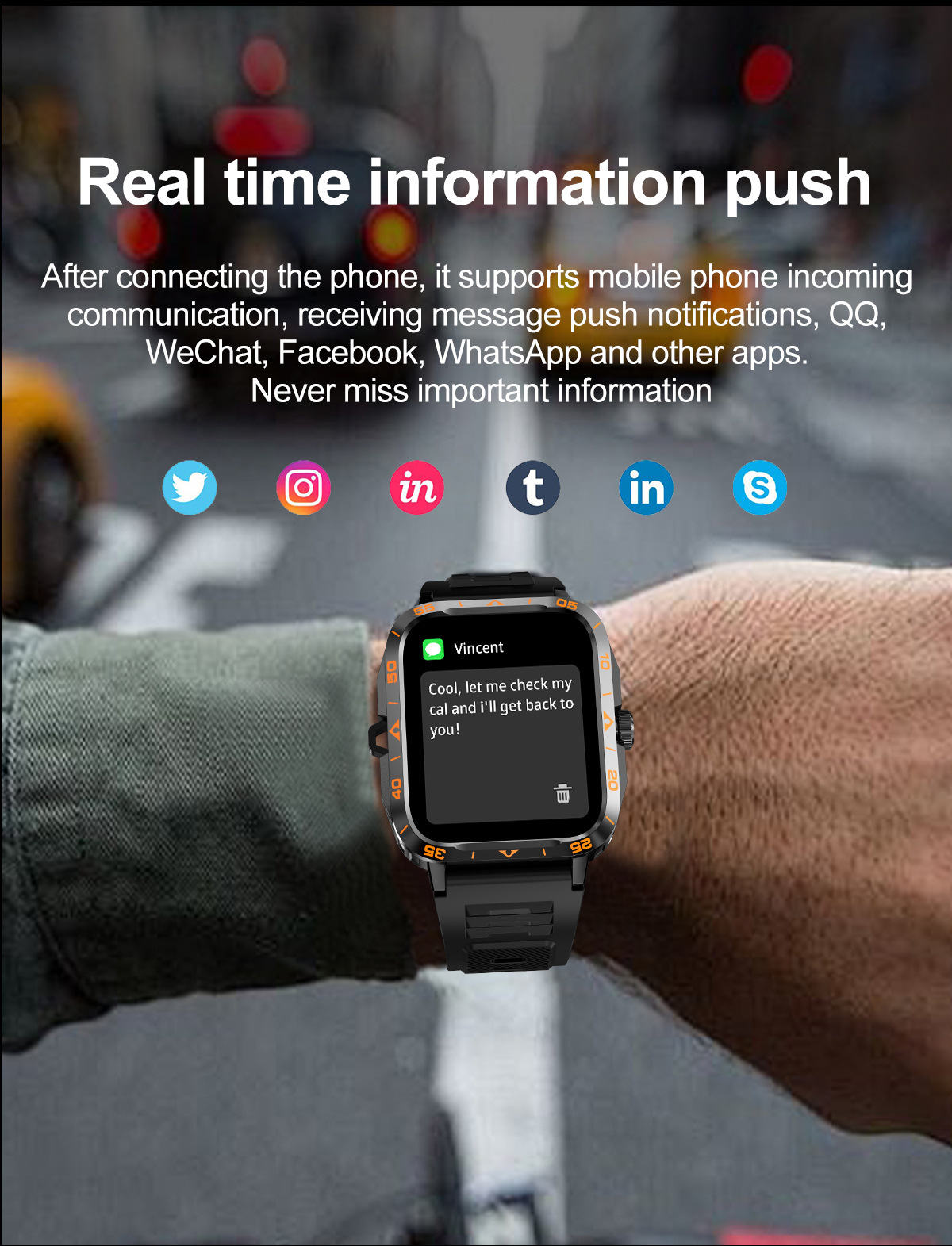 Smartwatch outdoor con chiamata bluetooth e cardiofrequenzimetro_voghion.com
