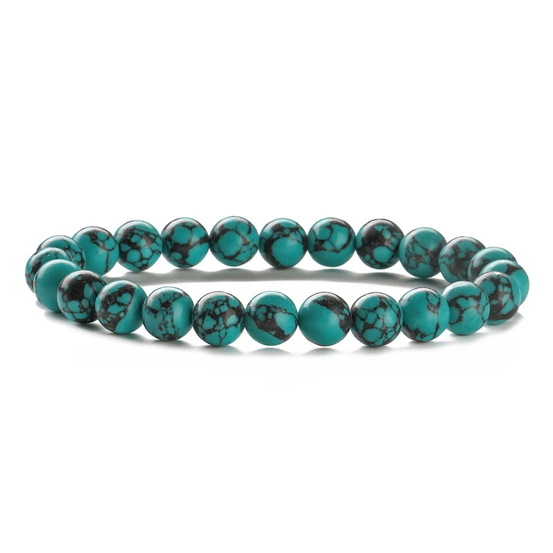 Agate бусирован bracelet? - need translation: Агатовая бусы браслет, 8 мм круглые бусины, европейский стиль, легковесный оптовый аксессуар
