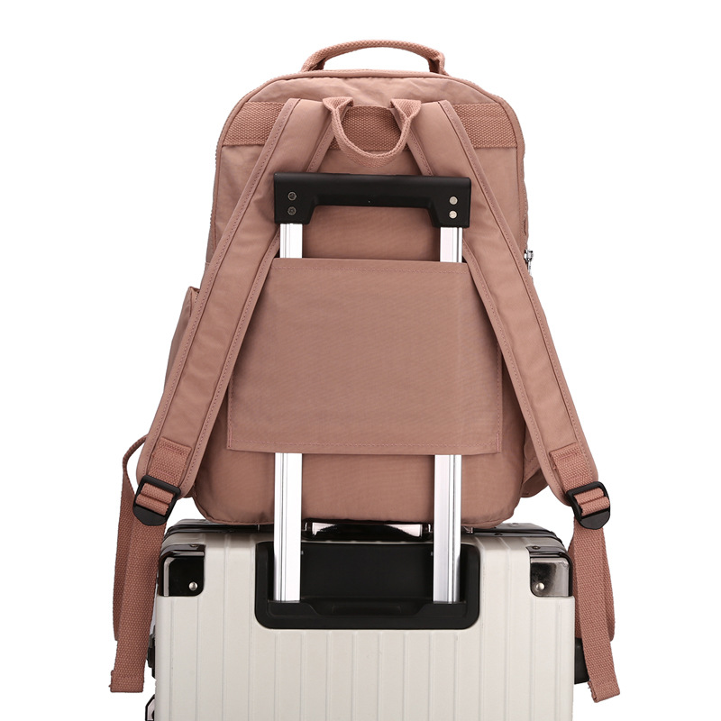 Colorful Fox2024 New Fashion Trend Large Capacity Backpack Travel Can be carried with a pull rod_voghion.com