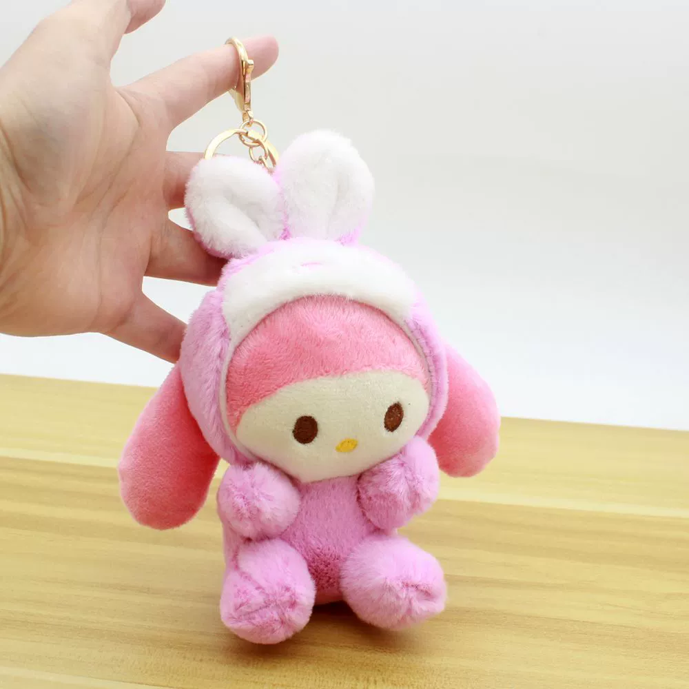 Sanrio, милый плюшевый игрушка, креативный брелок, мультяшная кукла, букет