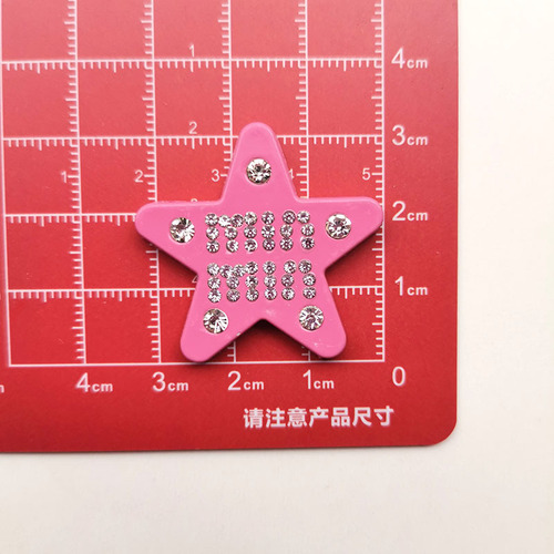 Colorful letter necklace bow bear star DIY small orchid plastic accessories headband hair clip phone case decoration sticker