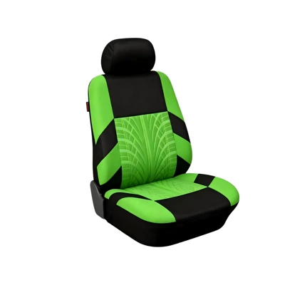 Seat cushion, seat cover | Cross-Border Hot-Selling Tire Pattern Embossed - green-2-piece-set-single-seat