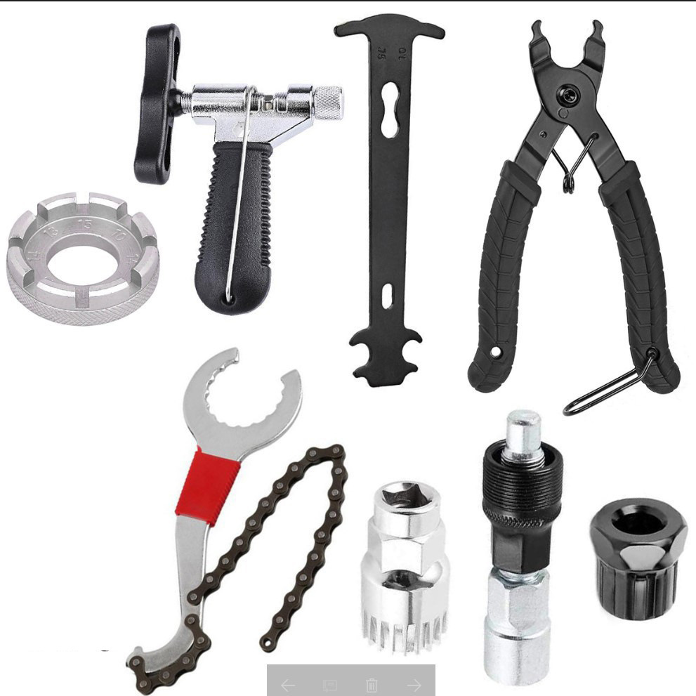 自転車修理ツールセットマウンテンバイク修理車チェーンカット自転車修理フライホイール中軸解体ツール