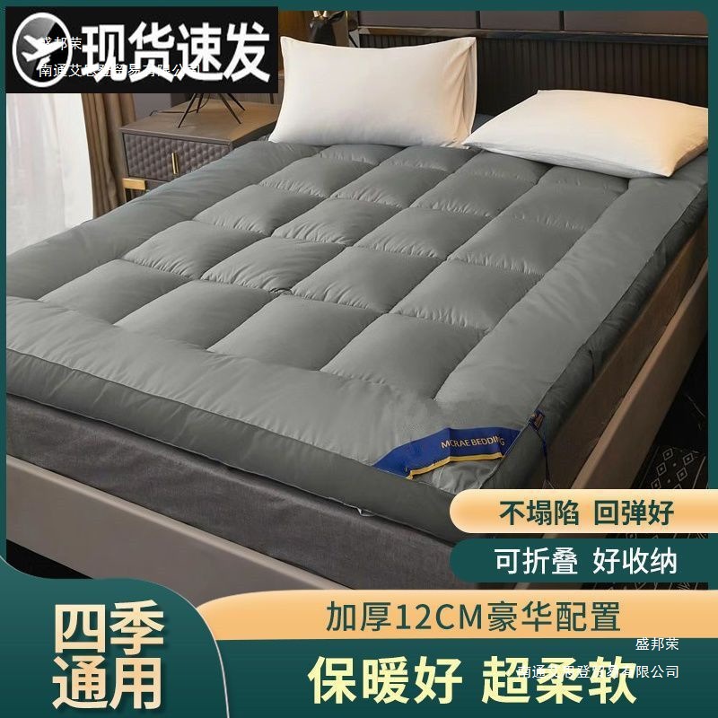 Single Rental Home Mattress Thickened Mattress Soft Cushion Bottom Hilton Hotel Student Dormitory Same Style Double Mattress Quilt