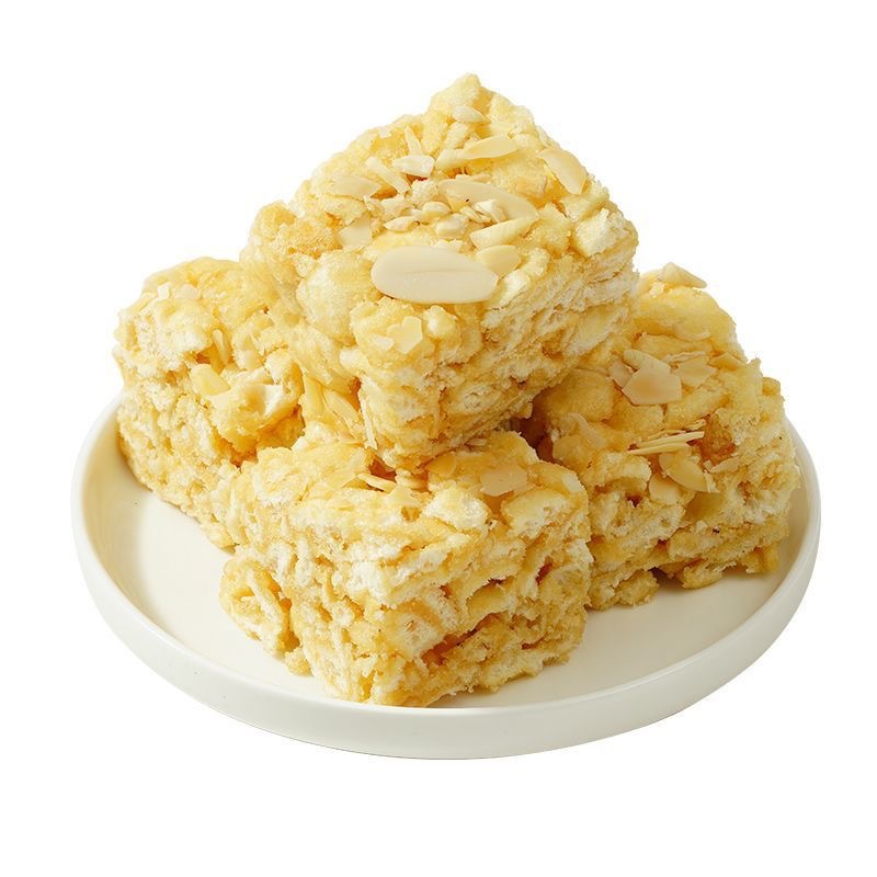 Traditional Cashew Nut Sachima Pastry Snack, Nutty, Sweet, Golden and Rich in Flavor, Sachima to Satisfy Cravings, Available for Dropshipping
