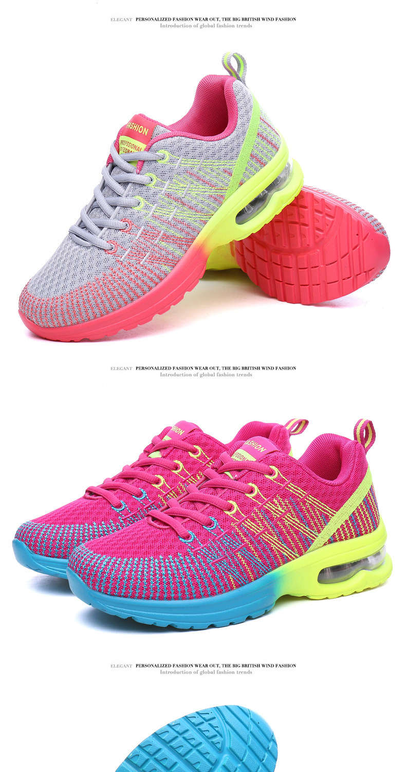 New Classic Running Gray-pink Women's Casual Sports Shoes,_vogvips.com