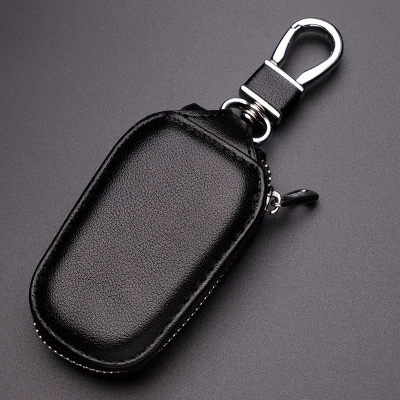 General Motors Key Case Car Key Case Men and Women Business Zipper Key Case Multifunctional Key Case (Static Rod/Key Bag) - black