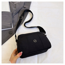 新款三层实用小包包韩版软皮女包单肩斜挎包多层百搭女士挎包简约