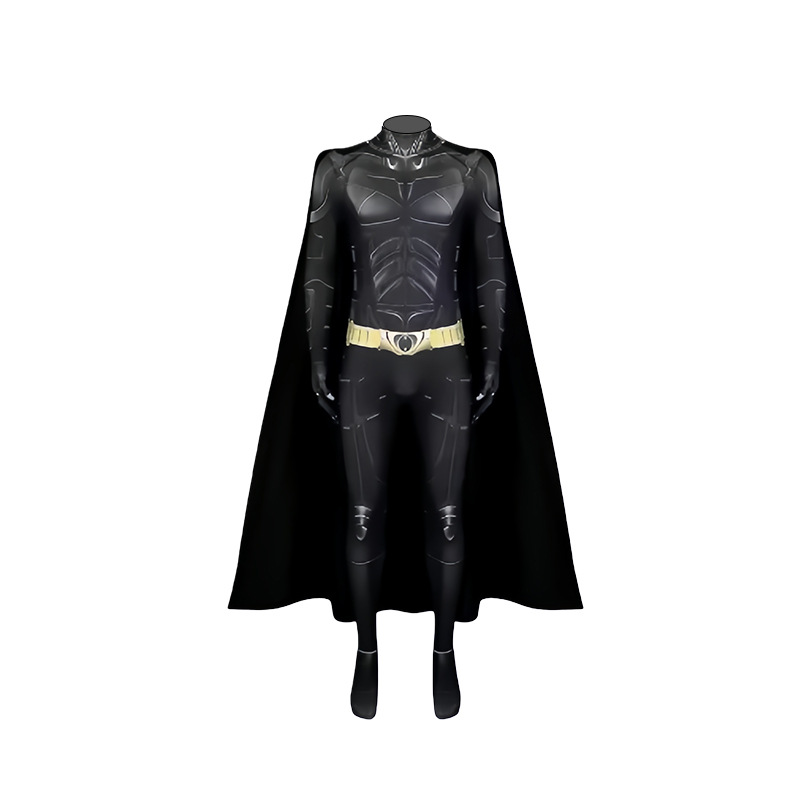 Cross-Border Adult Halloween Batman Bruce Bodysuit Knight Cosplay Cloak Performance Costume