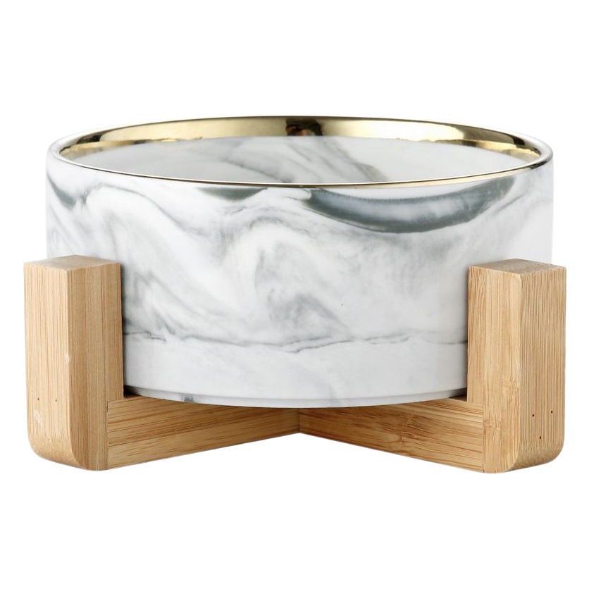 Tazón de cerámica del gato de alta protección del pie vértebra cervical gato tazón de comida gato perro gato cuenca bebedero tazón de aperitivos para mascotas suministros para mascotas