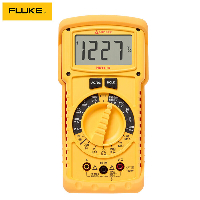 福禄克 FLUKE HD110C 万用表安博Amprobe加固型万用表防水尘高压