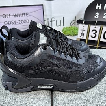 New Color-Blocked Retro Versatile Height-Increasing Off-White Odsy-2000 Fashionable Men's and Women's Sports Casual Running Shoes