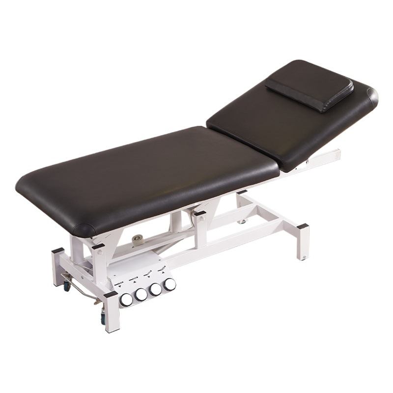 Cama de belleza de látex de madera maciza eléctrica salón de belleza especial de alto grado de pestañas tatuaje bordado cama terapia de masaje cama de masaje con agujero